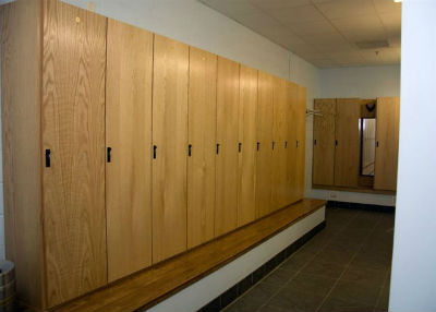 wood lockers